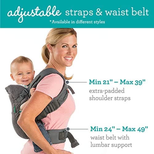 Porte-bébé Infantino Flip 4-en-1 assise convertible