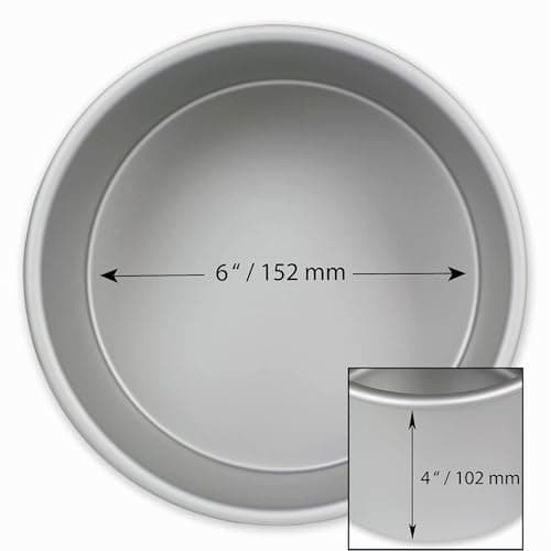 Moule à Gâteau Rond PME 152 x 102 mm Aluminium Anodisé