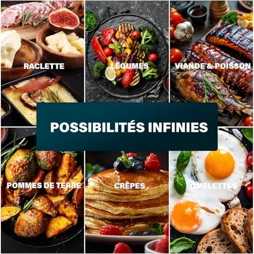 Princess Raclette 6 Grill Party Ø30 cm