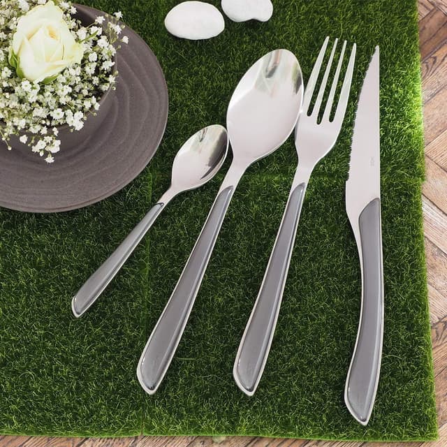 Coffret 24 Couverts Amefa ECLAT - Gris