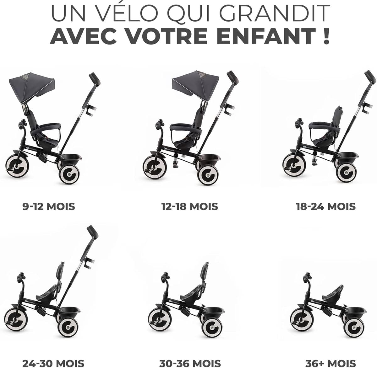 Tricycle Évolutif Kinderkraft Aston