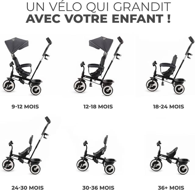 Tricycle Évolutif Kinderkraft Aston