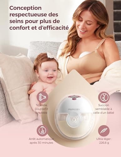 Tire-lait électrique double Momcozy M5-Smart avec app