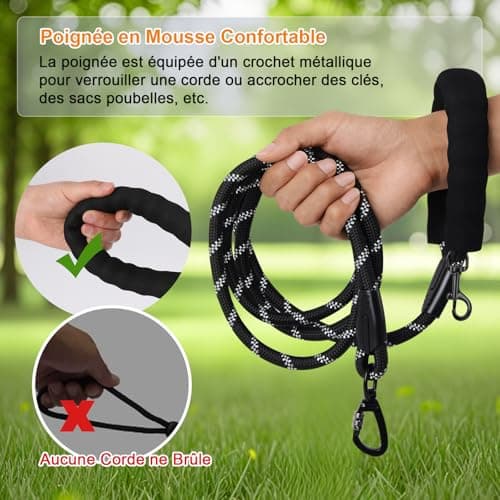 Longe Wodondog ZX2033 10 m corde 8 mm pour le rappel