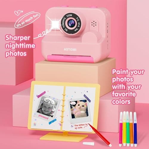Appareil photo instantané enfant ASTGMI 2,4 pouces