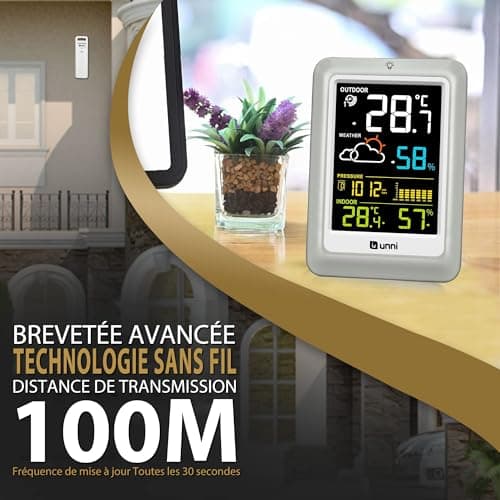 Station Météo U UNNI Écran Couleur avec Baromètre