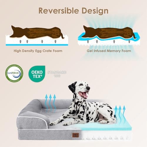Panier Chien Orthopédique EHEYCIGA XXL 112 cm Déhoussable