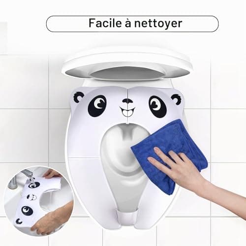 Réducteur WC pliable Pejoye Panda pour le voyage
