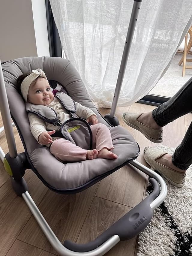 Transat Béaba Up&Down - Réglable en Hauteur, Confort Optimal