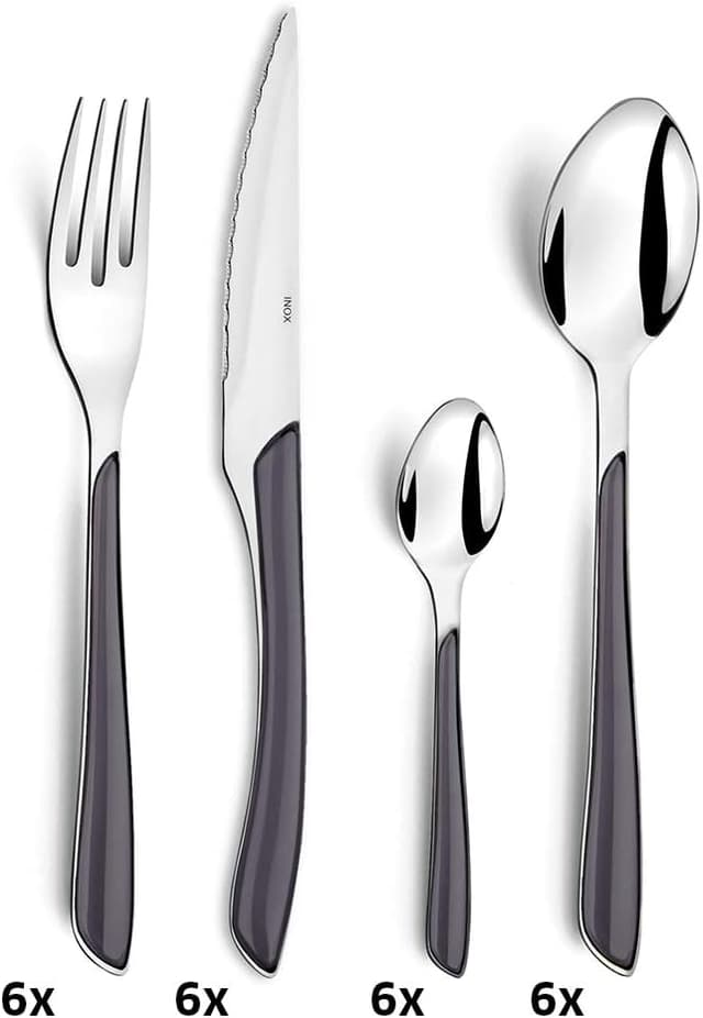 Coffret 24 Couverts Amefa ECLAT - Gris