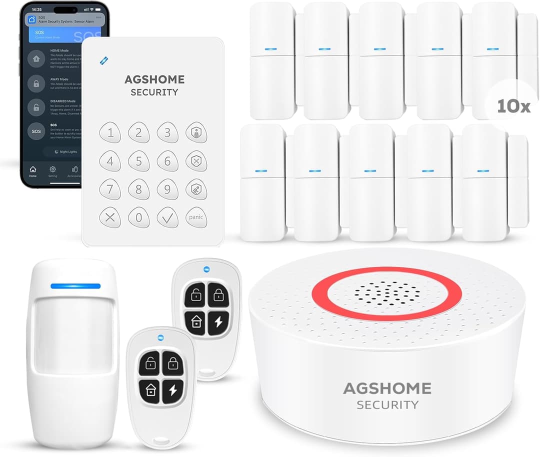 AGSHOME Alarme Maison sans Fil - Sécurité Optimale