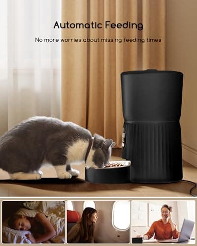 Distributeur Croquettes Faroro 4 L avec Déshydratant