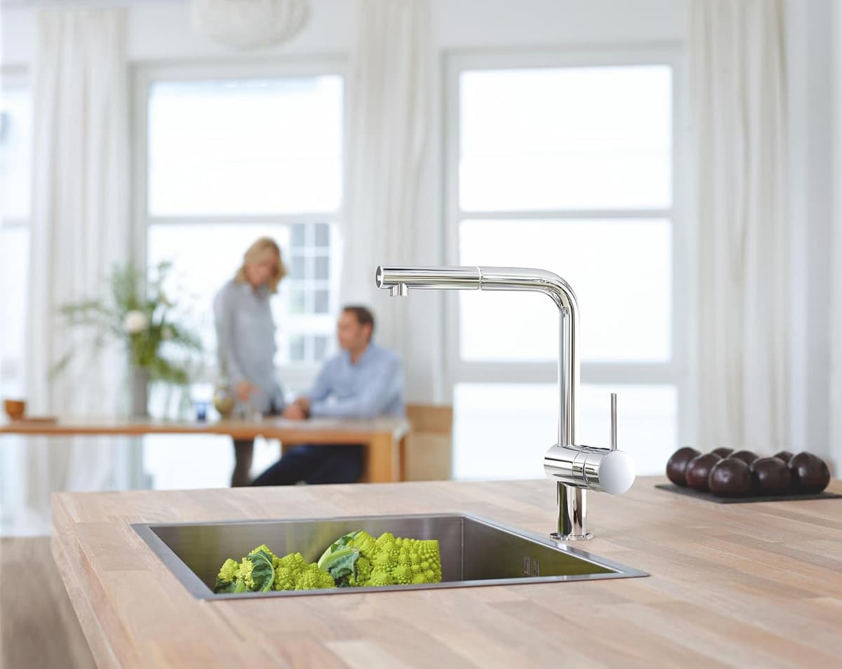 Robinet Cuisine GROHE Minta - Douchette Extensible