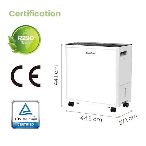 Déshumidificateur COMFEE 30 L/jour connecté grand volume