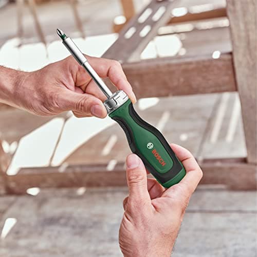 Tournevis cliquet Bosch 50 Nm 12 embouts