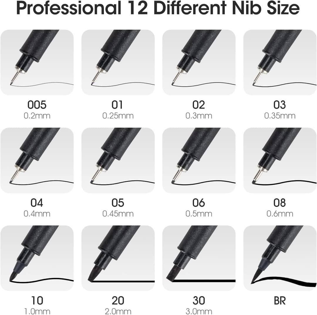 Stylos Pointe Fine TWOHANDS - Pack de 12