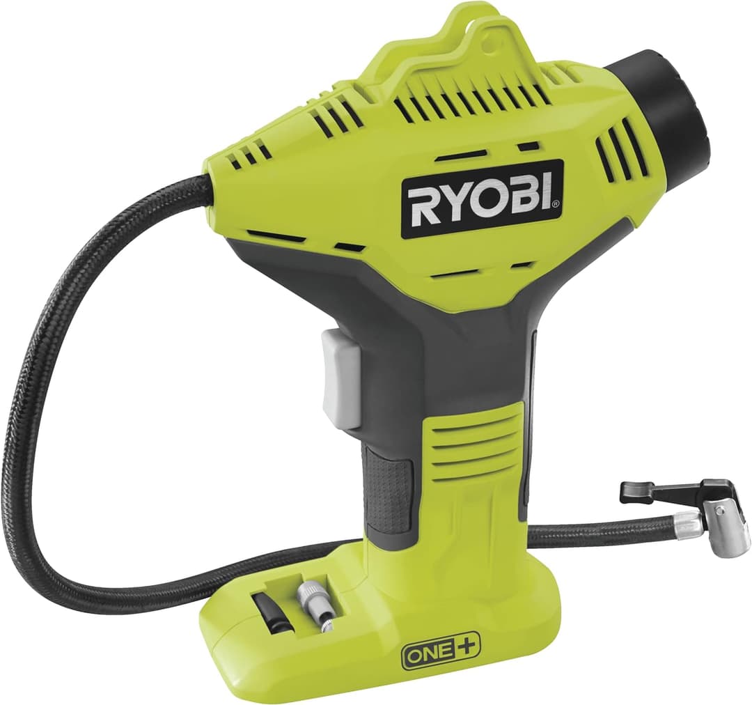 Compresseur Air RYOBI 18V - Gonfleur Portable 10,3 bars