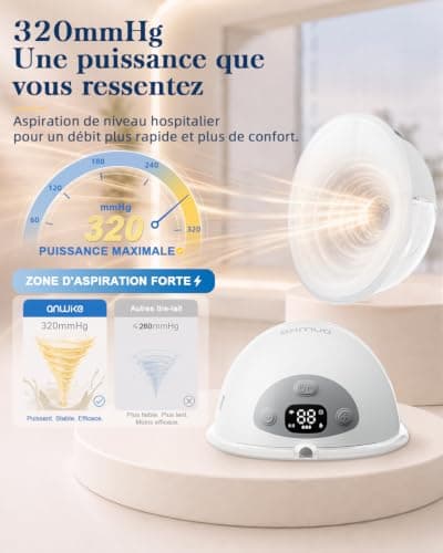 Tire-lait électrique ANWIKE K10 mains libres 4 modes