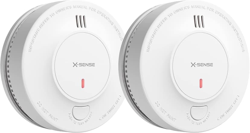 X-Sense Détecteur Fumée 10 Ans - Lot de 2