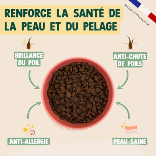 Croquettes Franklin Chat Stérilisé Saumon 70 % 1 kg