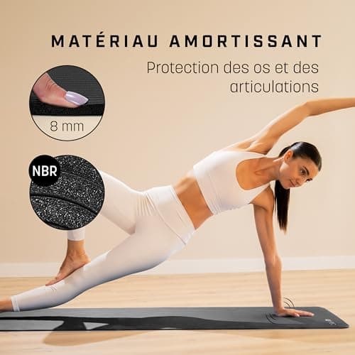 KG Physio Yoga Mat Antidérapant 183x60x8mm