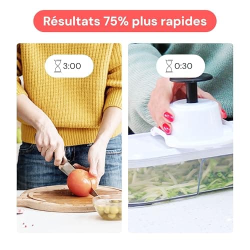 Fullstar 6-en-1 Coupe Legumes Noir