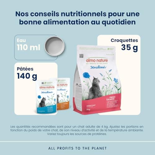 Almo Nature Sterilised Saumon Frais Chat Stérilisé 2 kg