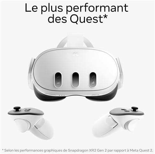 Meta Quest 3S 128 Go - Batman Arkham & Meta Quest+ Inclus