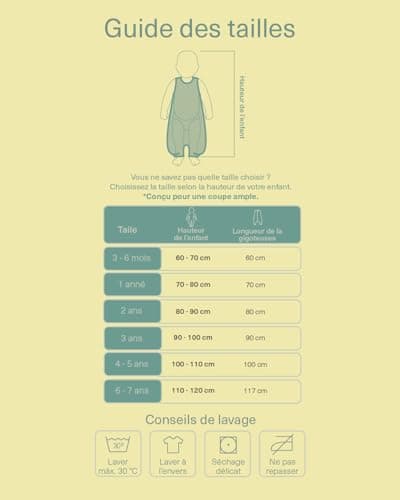 Gigoteuse à pieds molis&co 2,5 TOG hiver taille 3 ans
