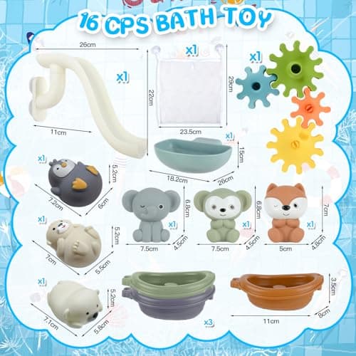 Circuit de bain CHMMY ZX0204 à ventouses, dès 18 mois