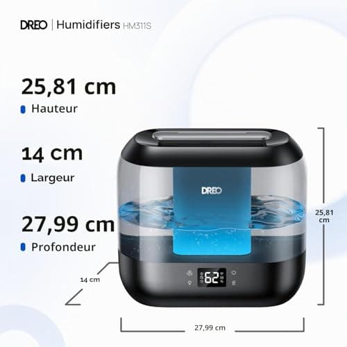 Humidificateur Dreo HM311S 4L connecté silencieux