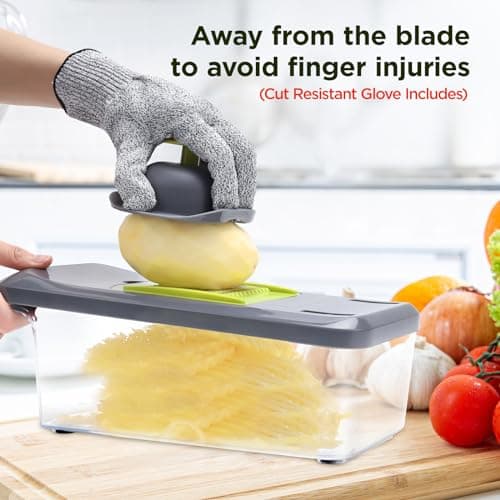 Mandoline MILcea Cuisine Multifonctions 6 lames inox