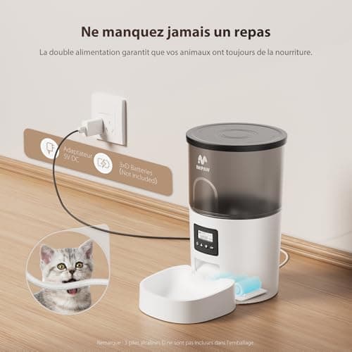 Distributeur Croquettes IMIPAW 3 L Anti-Blocage