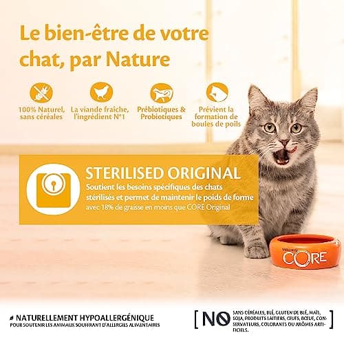 Croquettes Wellness CORE Original Stérilisé 4 kg