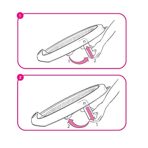 Transat de bain OKBABY Jelly pliant 0-8 mois