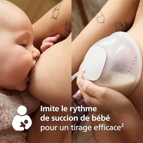 Tire-lait électrique mains libres Philips Avent SCF531