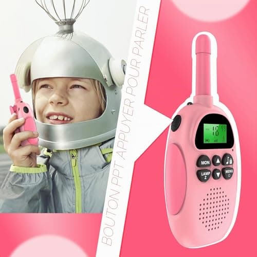 Talkie-walkie enfant Ushining rechargeable VOX LCD