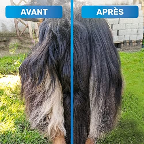 Peigne démêloir BluePet GlanzTanz 2 rangées poil long