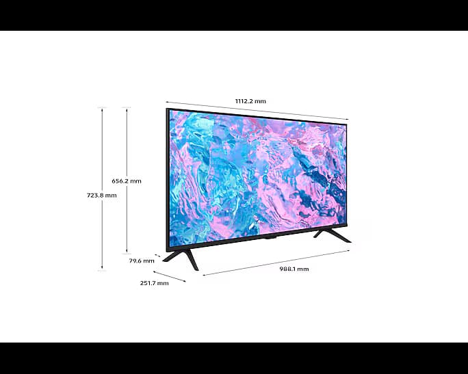 Samsung Téléviseur TU50CU7095 50" (50 Pouces), Crystal UHD 4K, Smart TV
