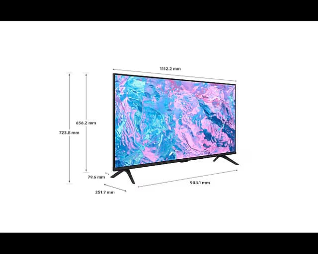 Samsung Téléviseur TU50CU7095 50" (50 Pouces), Crystal UHD 4K, Smart TV