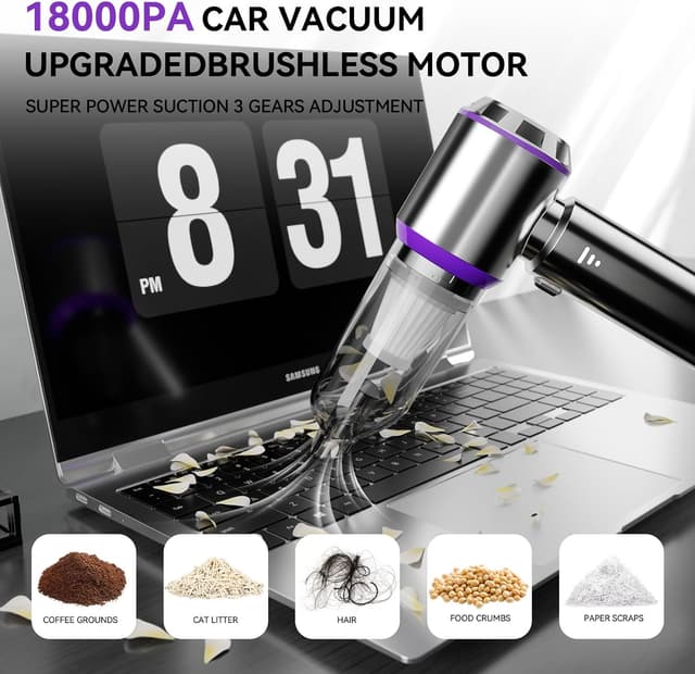 Aspirateur Main Puissant 18000Pa - Tidy Cats
