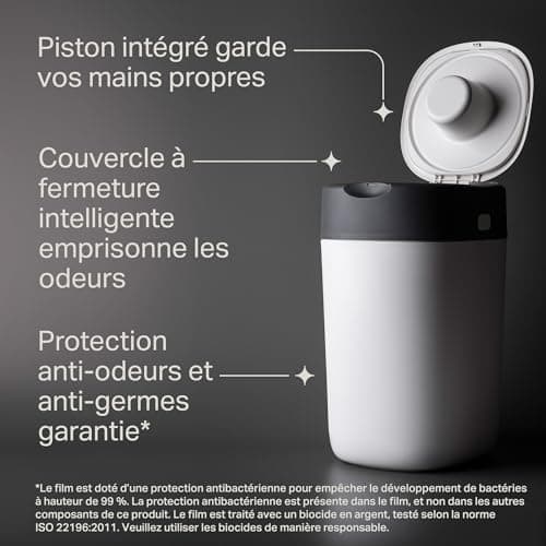 Poubelle à couches Tommee Tippee Twist & Click 12 recharges