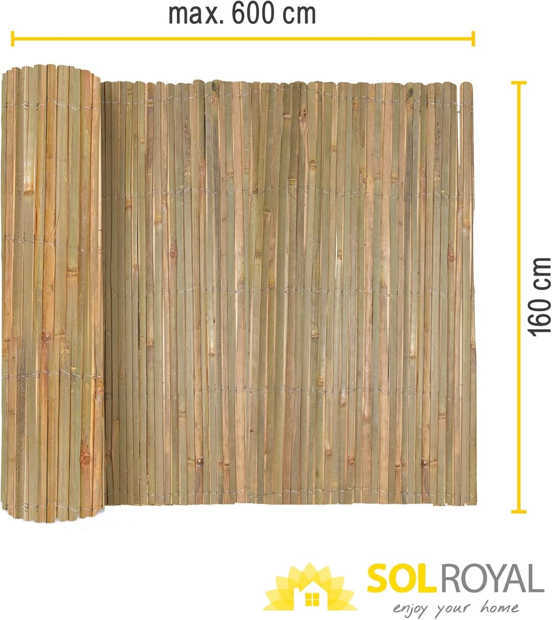 Canisse Bambou SolVision B89 - Brise-Vue Jardin Terrasse