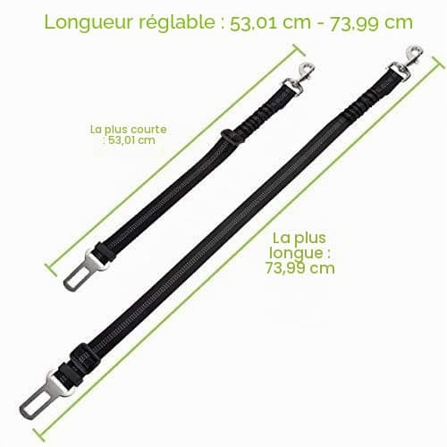 Harnais voiture chien SlowTon avec sangle taille M