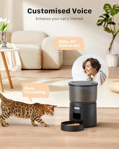 Distributeur Croquettes BEMOONY 3 L Double Verrouillage