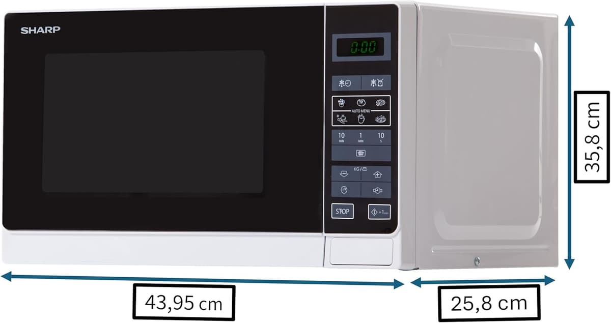 Sharp R-242WW Micro-ondes Solo