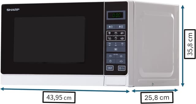 Sharp R-242WW Micro-ondes Solo