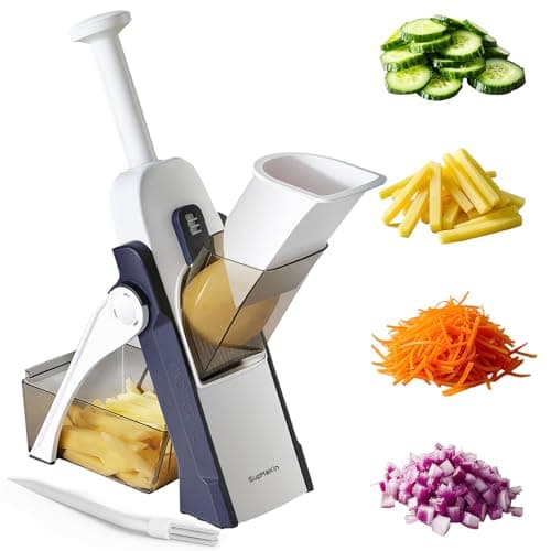 SupMaKin Mandoline de Cuisine Sûre et Polyvalente