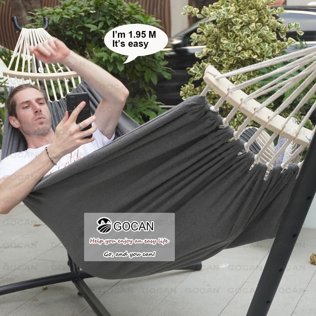 Hamac Double GOCAN - Relaxation XXL pour 2 Personnes