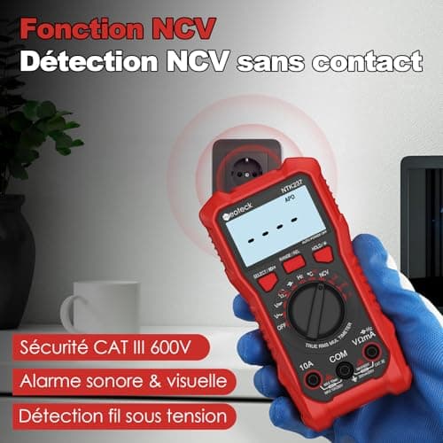 Neoteck Multimètre Numérique 2000 Comptages